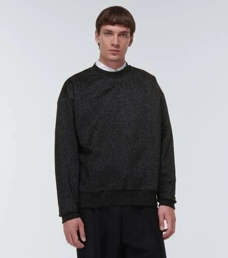 Jil Sander Metallic crewneck sweater 3