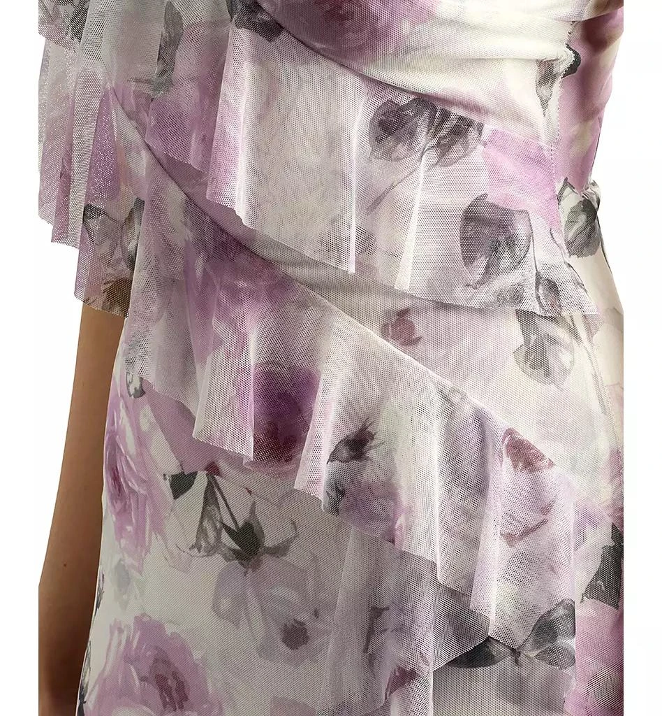 BCX Juniors' Cascade Ruffled Sleeveless Floral Dress 3