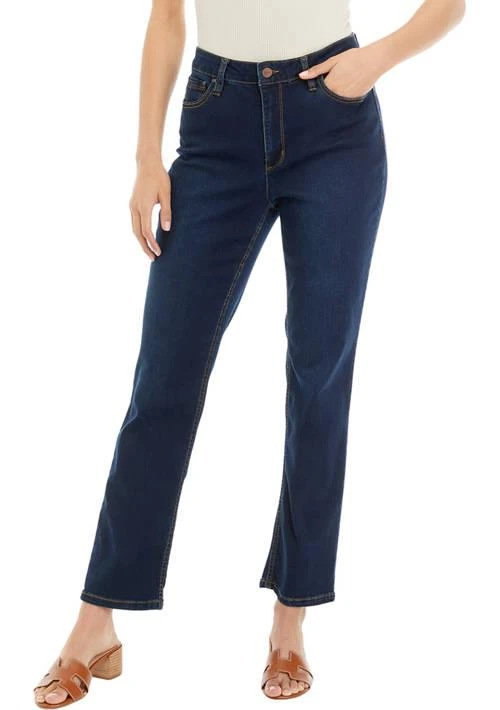 JONES NEW YORK New York Petite Lexington Straight Jeans 1