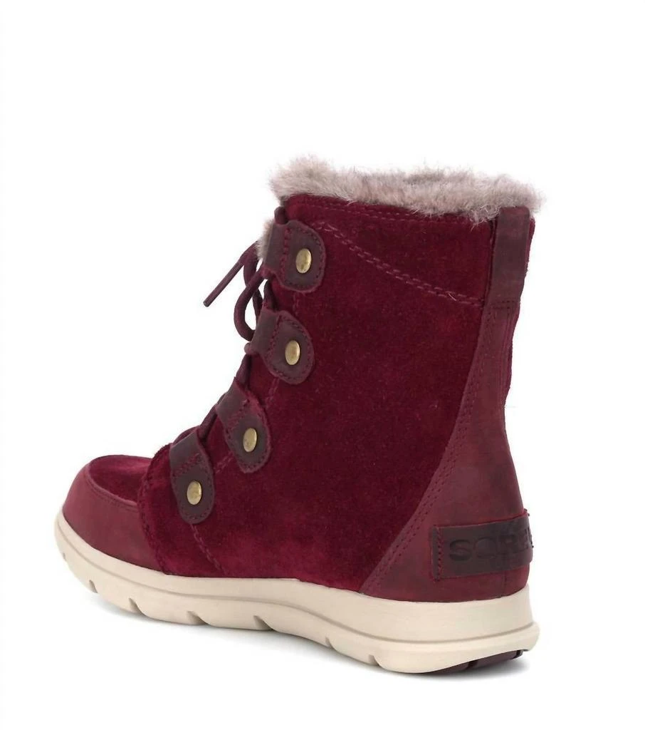 SOREL Sorel - Women's Explorer Joan Faux Fur Suede Leather Winter Boots 3