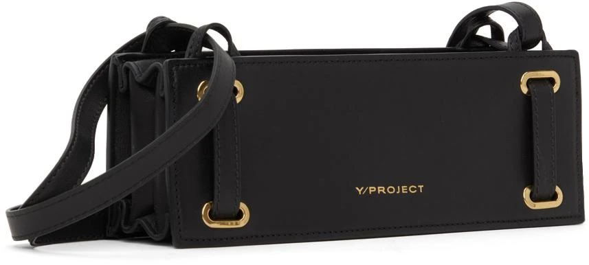 Y/Project Black Mini Accordion Baguette Bag 2