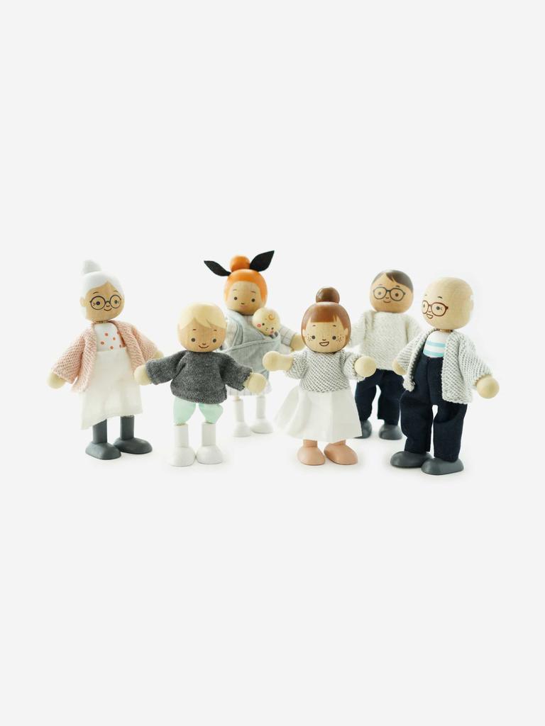 Le Toy Van Dolls House Family-7 Piece (12CM approx)