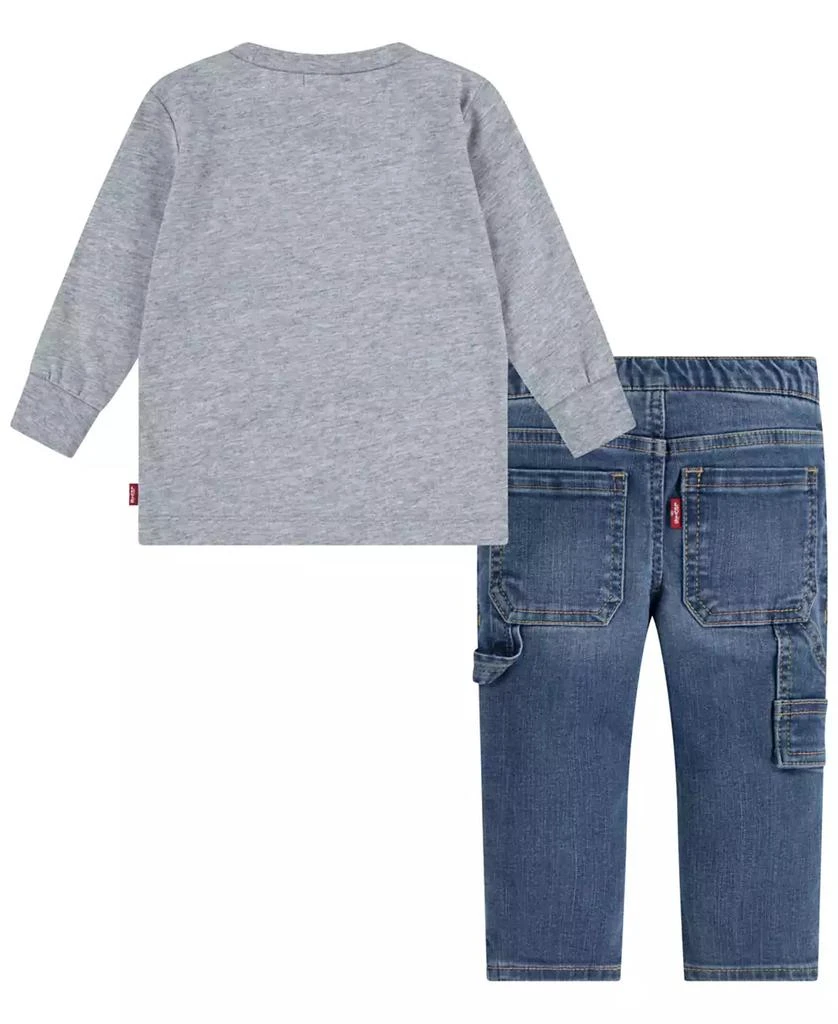 Levi's Infant Boys Cowboy Tee and Carpenter Pants, 2-Piece Set 2