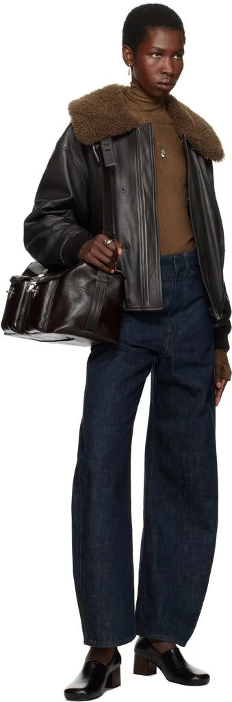 Lemaire Brown Week-End Gear Bag 4