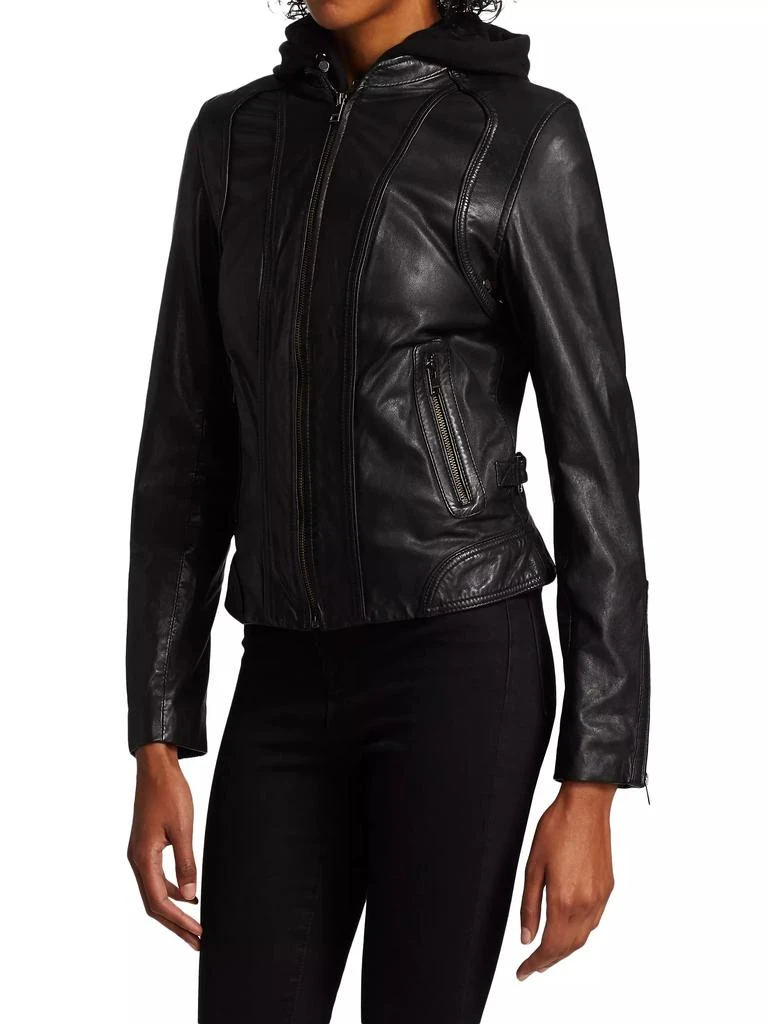 LaMarque Arlette Leather Biker Jacket 4