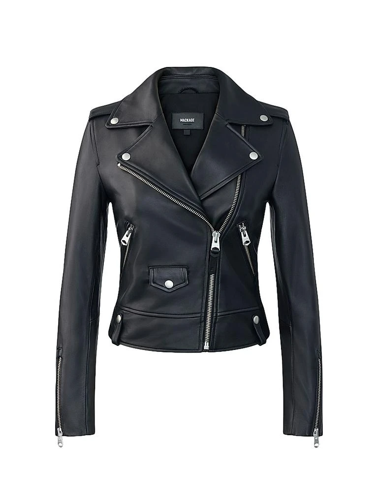 Mackage Baya Lambskin Biker Jacket 1