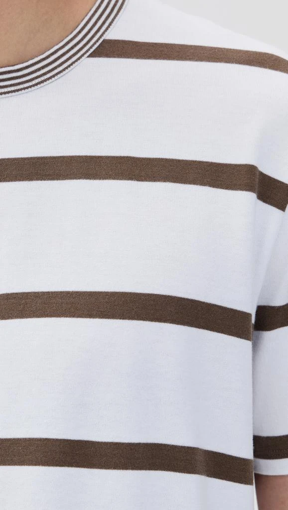 Officine Générale Cotton Stripe Tee 5