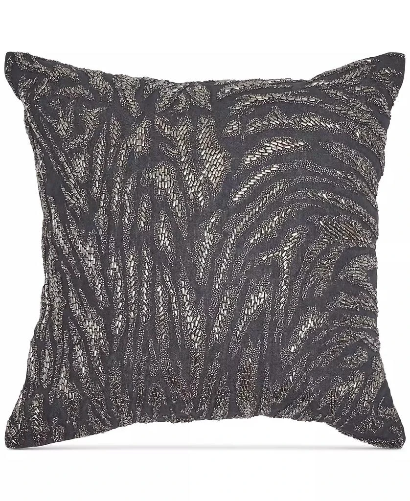 Donna Karan Moonscape Beaded Decorative Pillow, 18" x 18" 1