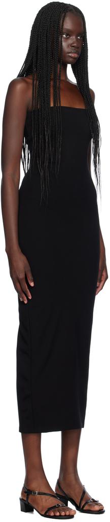 LESET Black Rio Bandeau Midi Dress