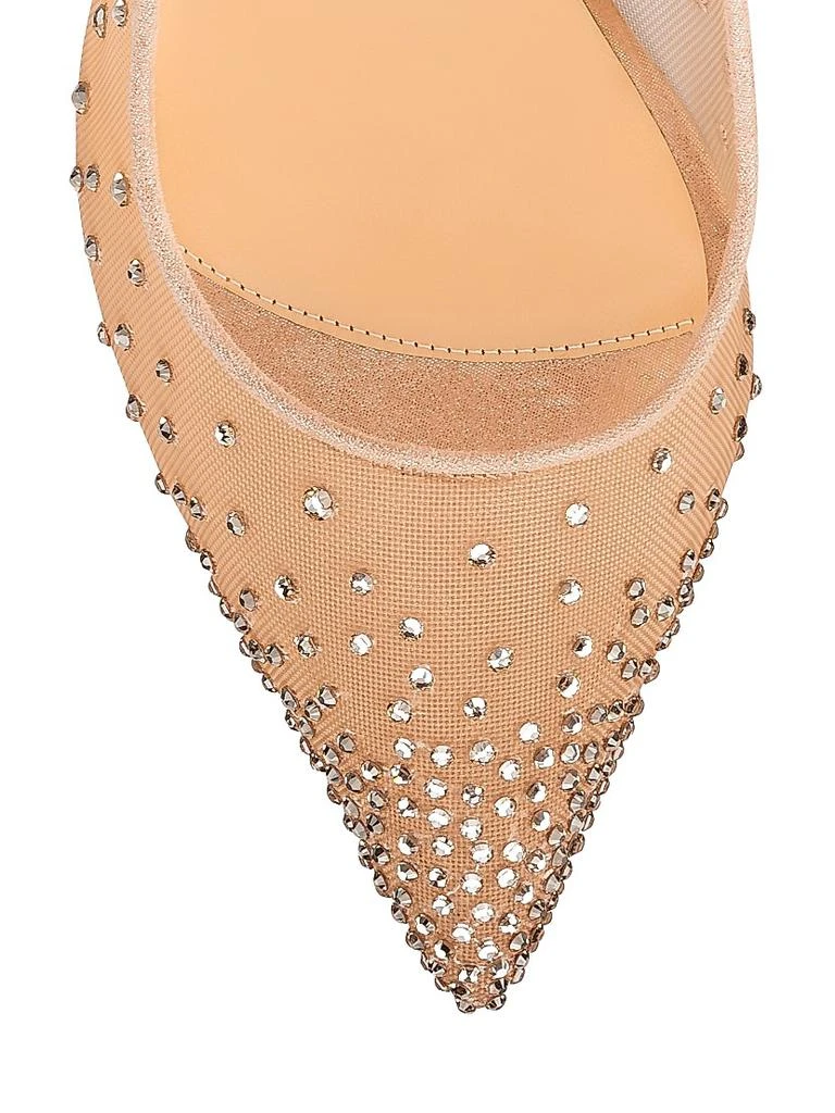 Christian Louboutin Follies Strass 85MM Mesh Pumps 4