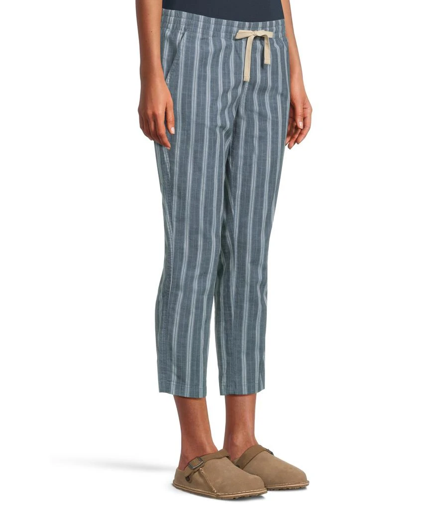 L.L.BEAN Lakewashed Chino Pull-On Chambray Pants Ankle 2