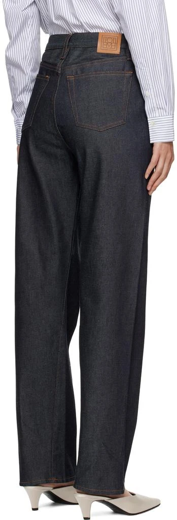 Totême Navy Twisted Seam Jeans 3
