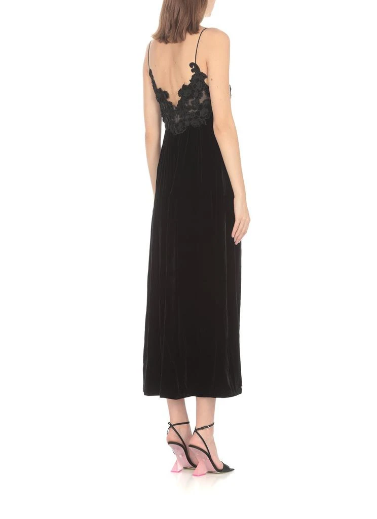 Zimmermann Zimmermann V-Neck Velvet Sleeveless Dress 3