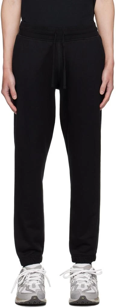 REIGNING CHAMP Black Midweight Standard Cuffed Sweatpants 1