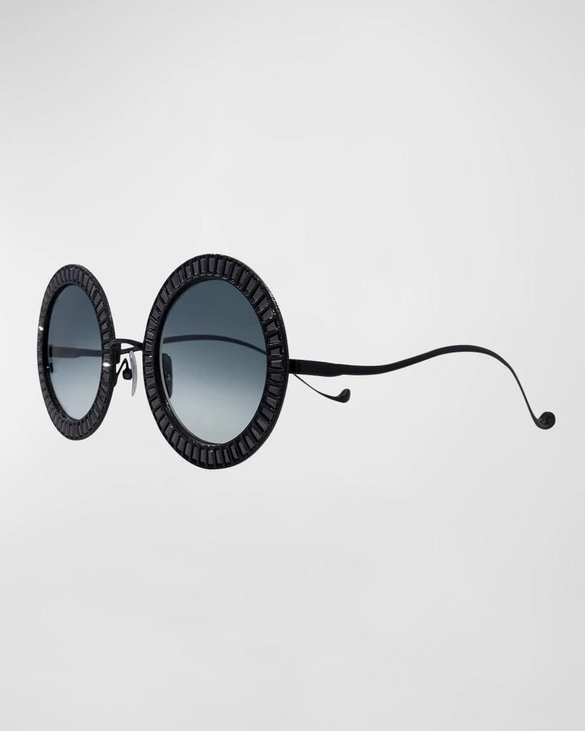 Anna-Karin Karlsson Magic You 2 Crystal & Stainless Steel Round Sunglasses 1