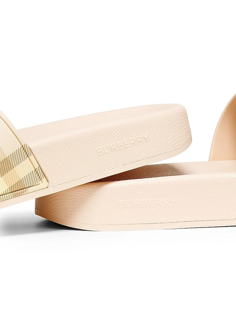 Burberry Check Slide Sandals 5