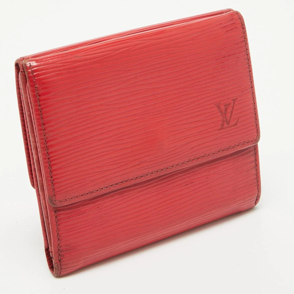 Louis Vuitton Red Epi Leather Elise Wallet.. 2