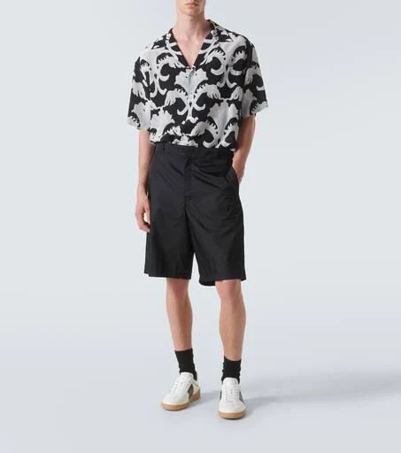 Valentino Printed silk bowling shirt 2