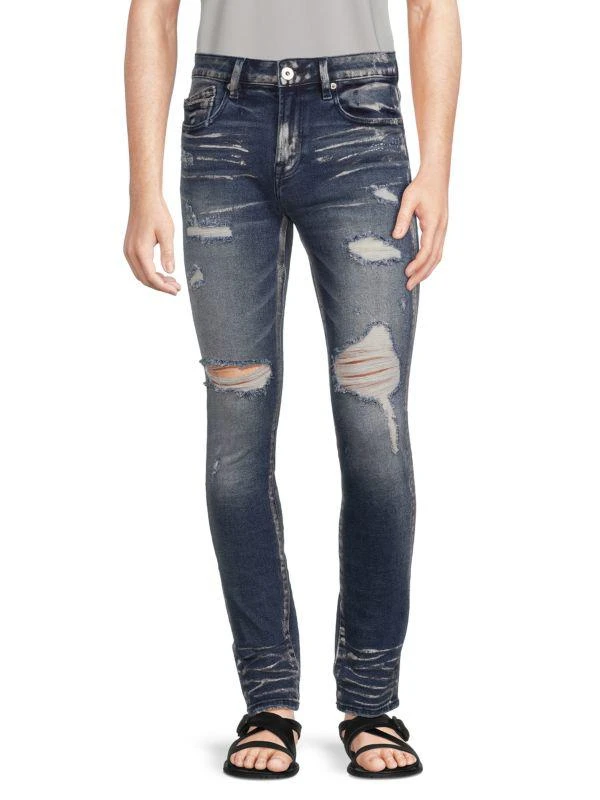 Cult Of Individuality Punk Super Skinny Distressed Jeans 1