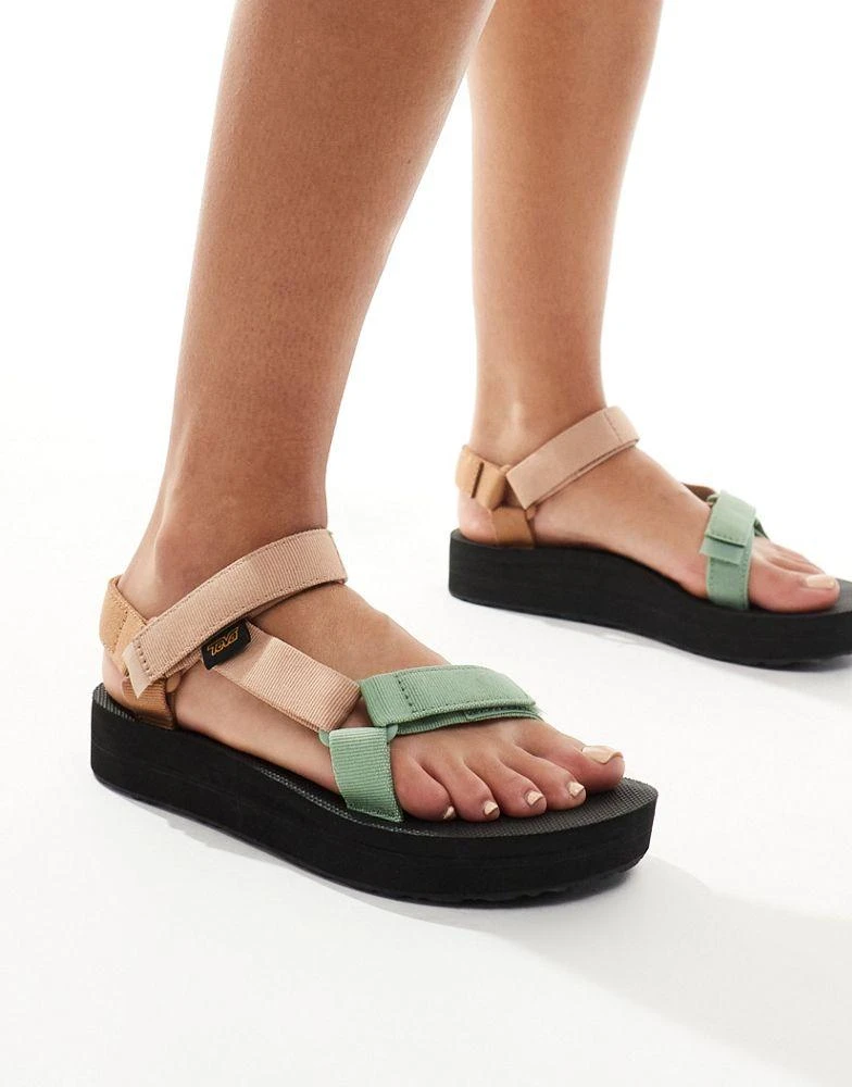 Teva Teva Universal midform chunky sandals in tan 2