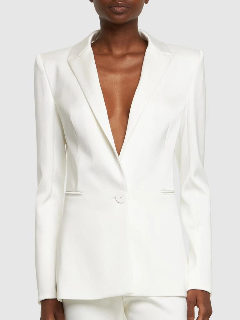 GALVAN Satin Sculpted Single Breasted Blazer 2