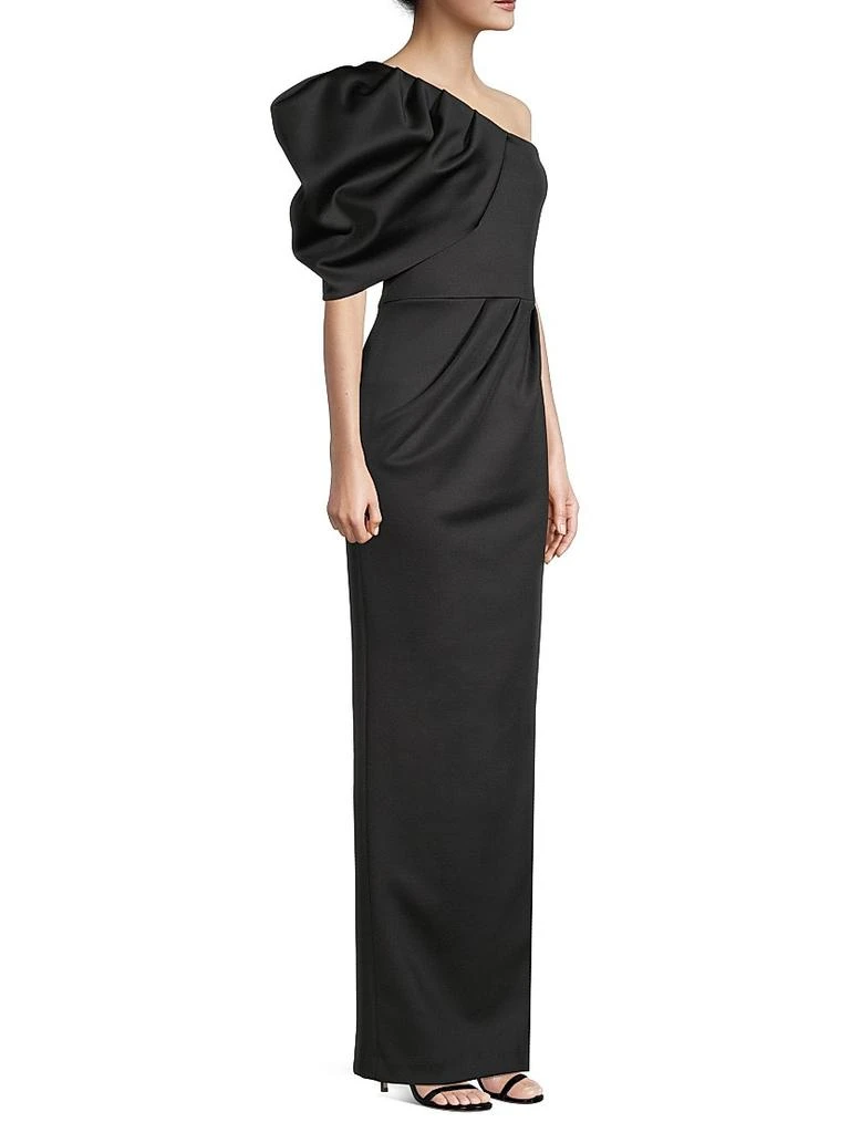 Black Halo Egan One-Shoulder Gown 4