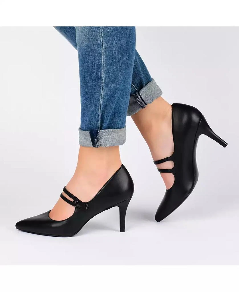 Journee Collection Women's Sidney Mary Jane Pumps 5
