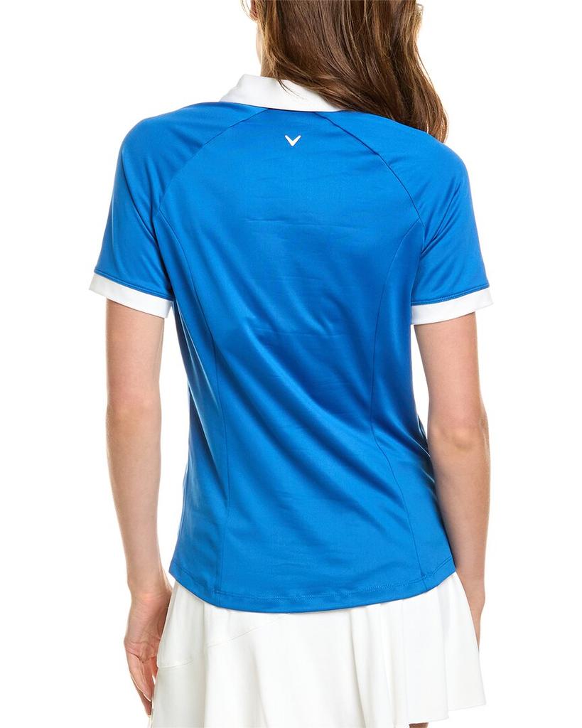 Callaway V-Placket Colorblock Polo Shirt