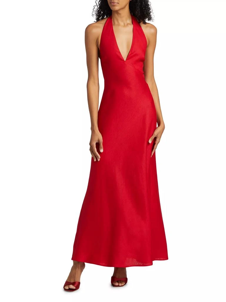 Reformation Delilah Linen Maxi Dress 3