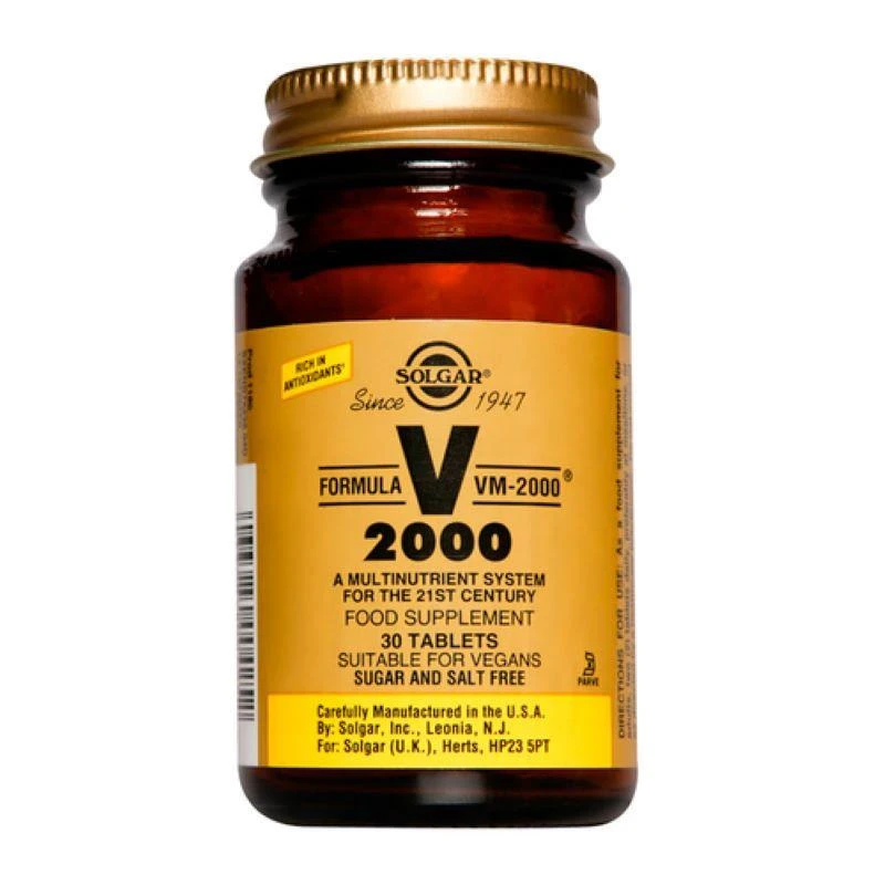 Solgar Solgar - Formula VM-2000 Multivitamin Tablets (30 Tablets) 1