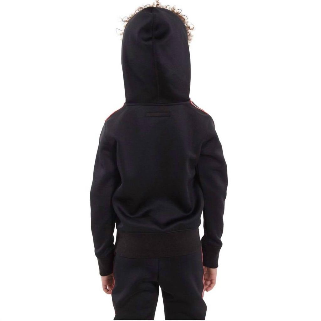 Cult Of Individuality Boy's Scuba Stripe Full Zip Hoodie In Black