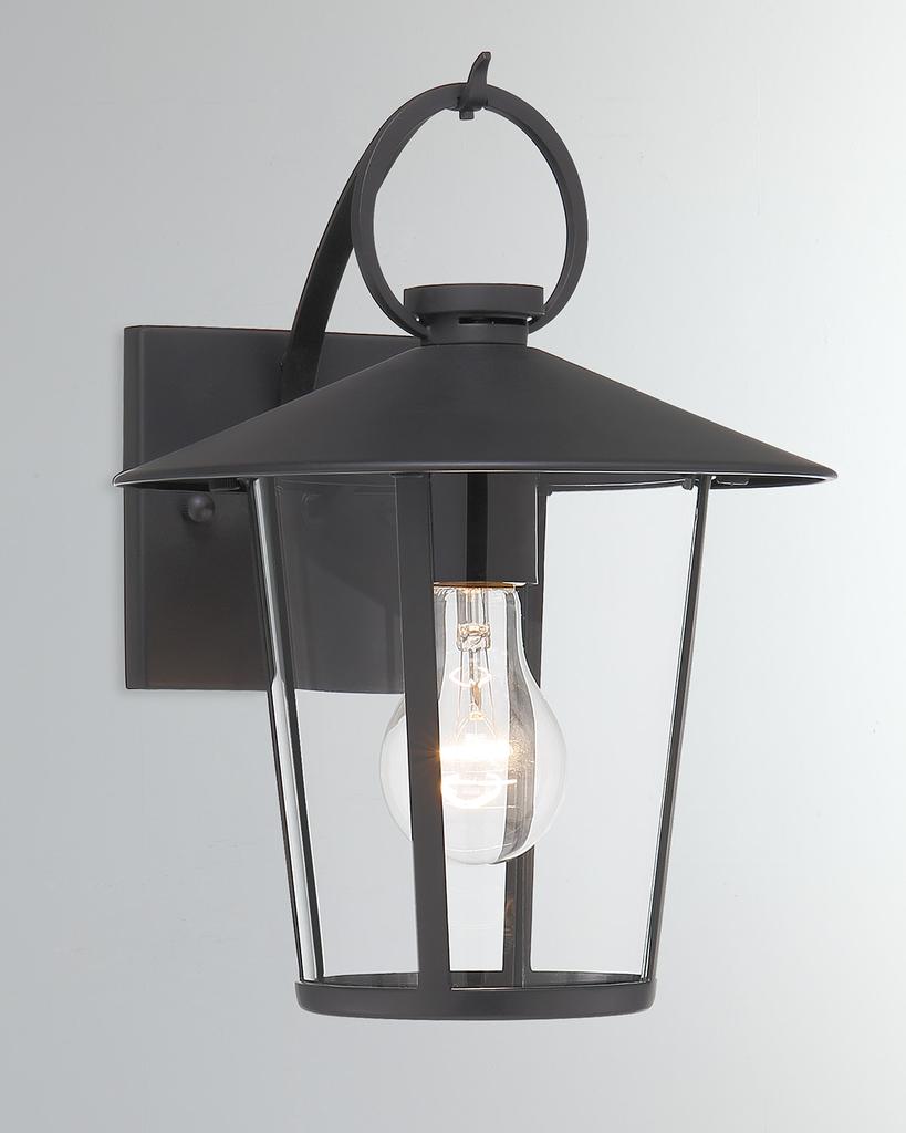 Crystorama Andover 1-Light Matte Outdoor Sconce