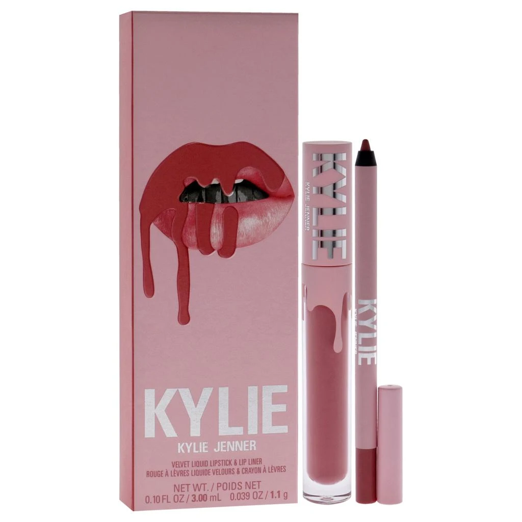 Kylie Cosmetics Velvet Lip Kit - 305 Harmony by  for Women - 2 Pc 0.10oz Velvet Liquid Lipstick, 0.039oz Lip Liner 3