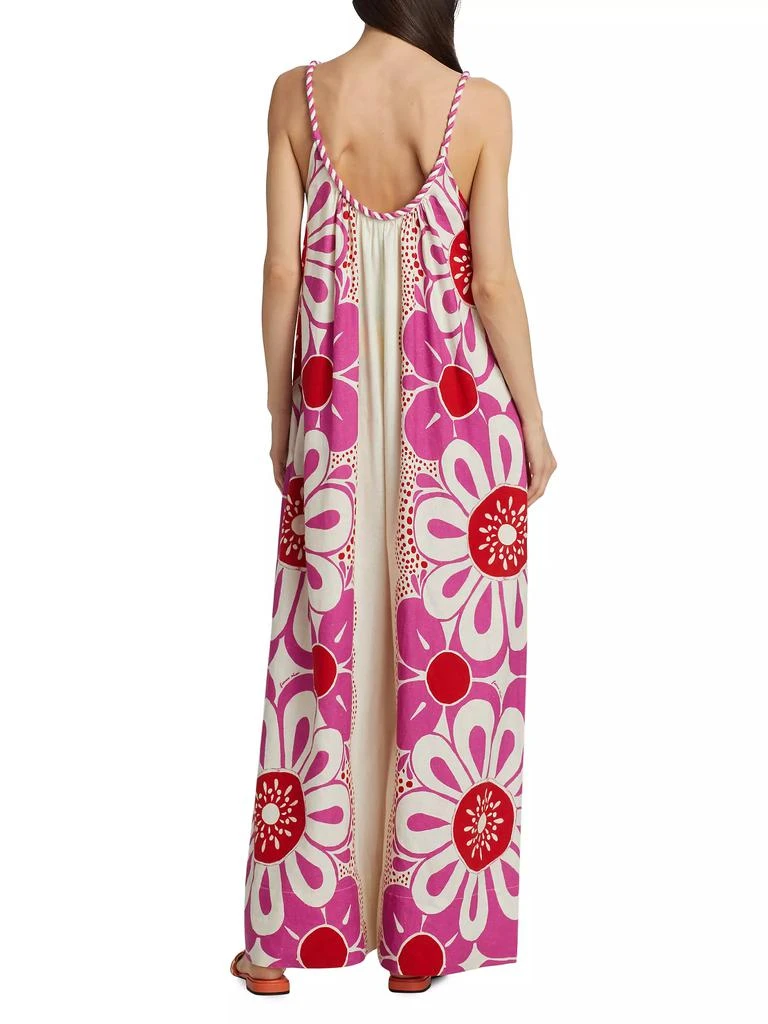 Farm Rio Maia Floral Shift Jumpsuit 5