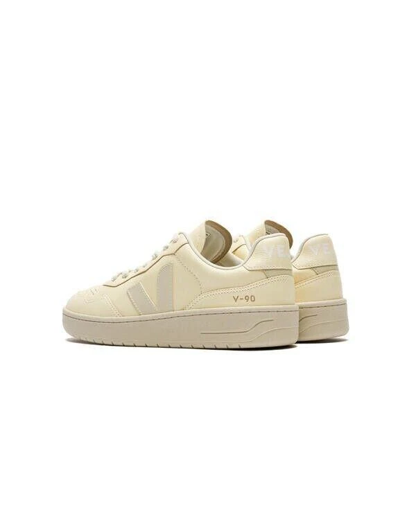 Veja Veja V-90 VD2003381A Sneakers Women's Cashew Pierre Leather Comfort Casual Shoes 4