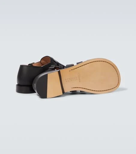 Loewe Campo leather fisherman sandals 7