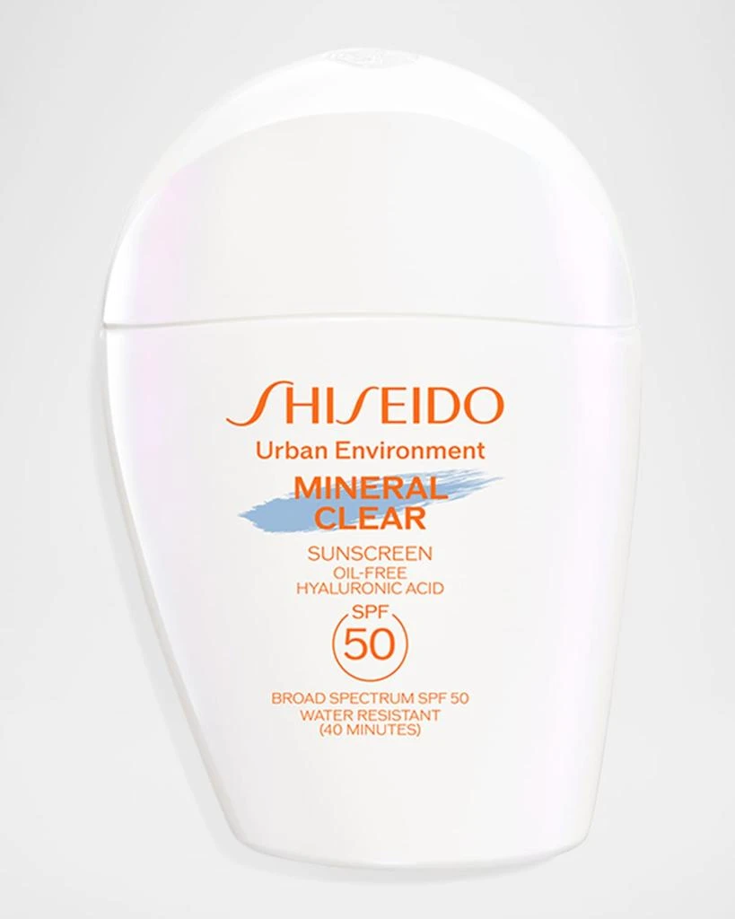 Shiseido Urban Environment Mineral Clear Sunscreen SPF 50, 1 oz. 1