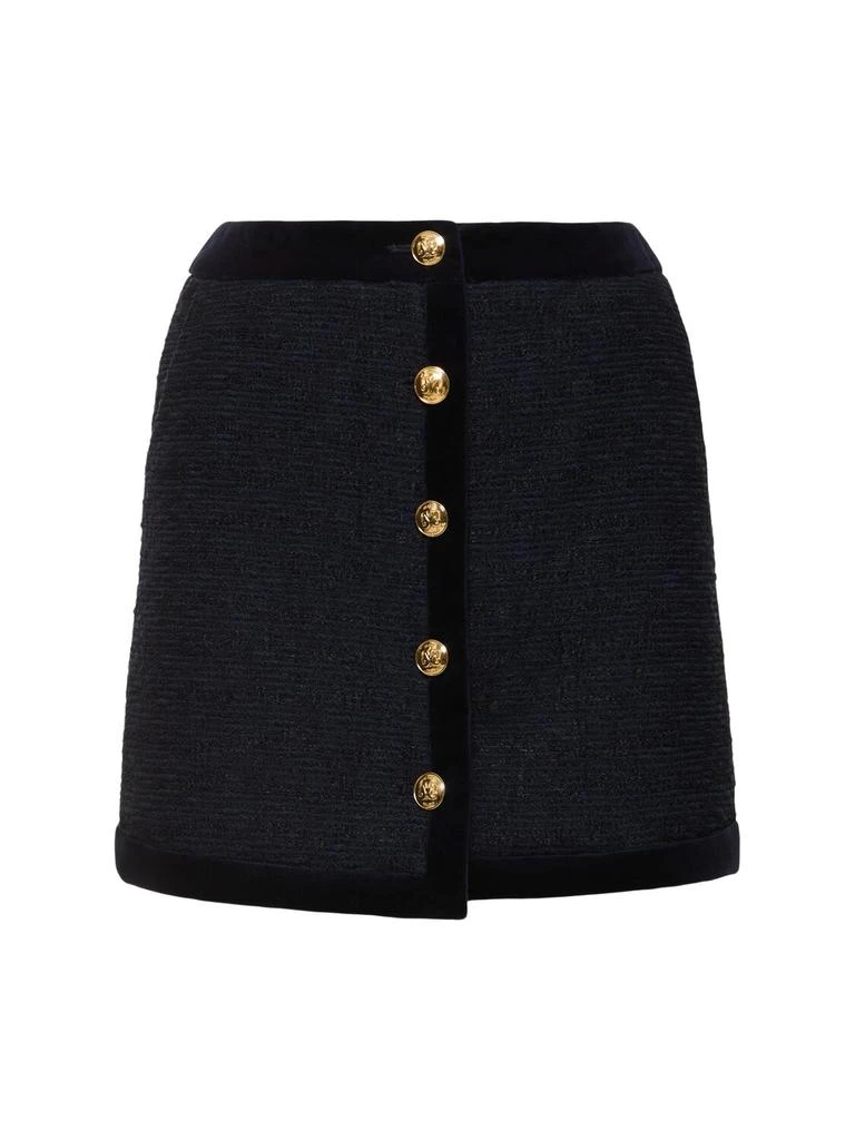 BLAZÉ MILANO Exclusive Lusitano Bouclé Mini Skirt 1