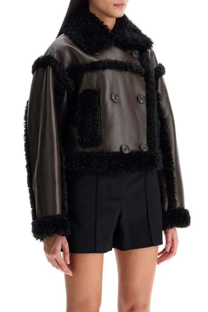 STAND STUDIO 'cropped faux leather jacket kristy 2