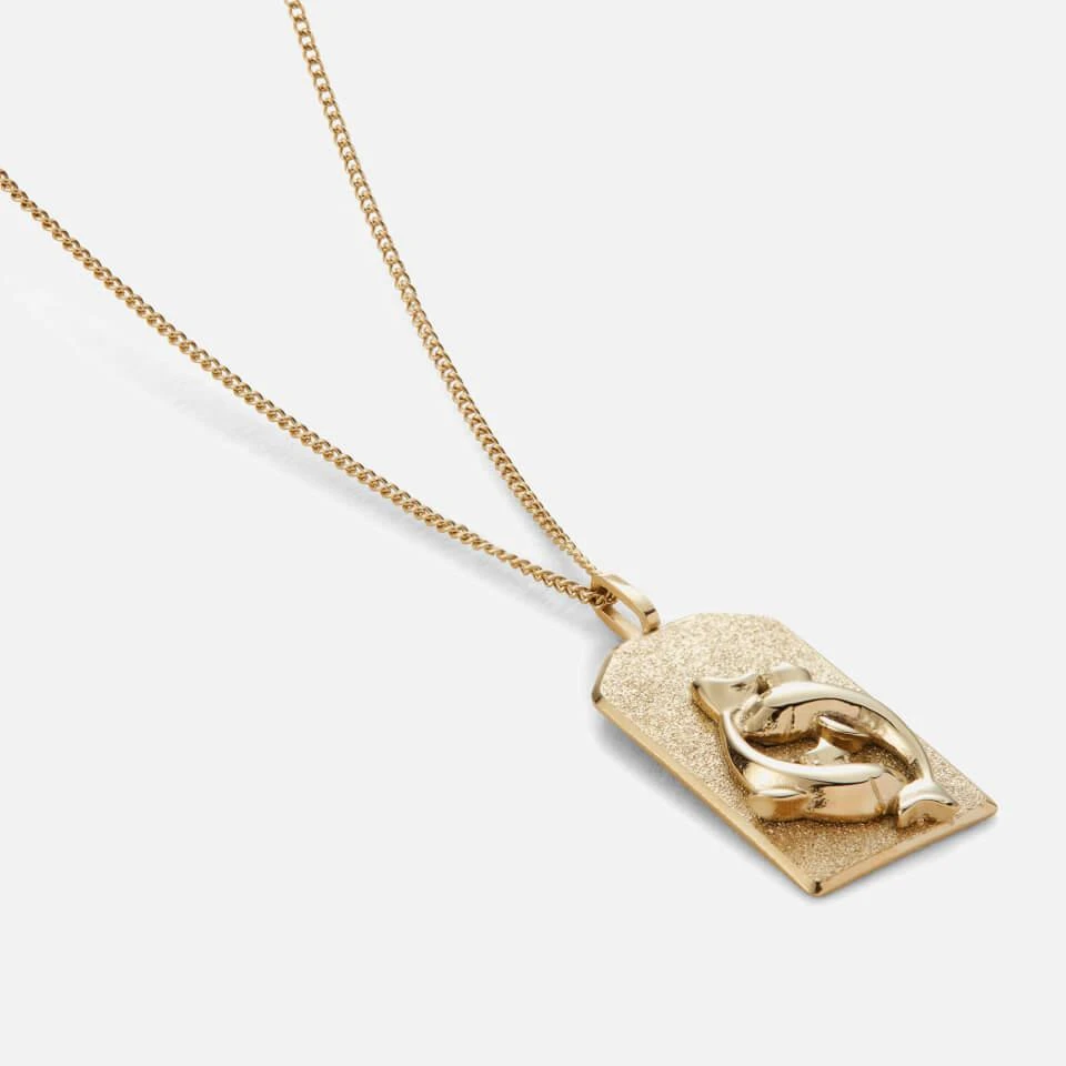 Jenny Bird Jenny Bird Gold-Plated Zodiac Pisces Necklace 4