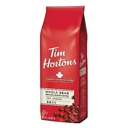 Tim Hortons Tim Hortons Medium Roast Whole Bean Coffee, Orignial Blend 32 oz. 3