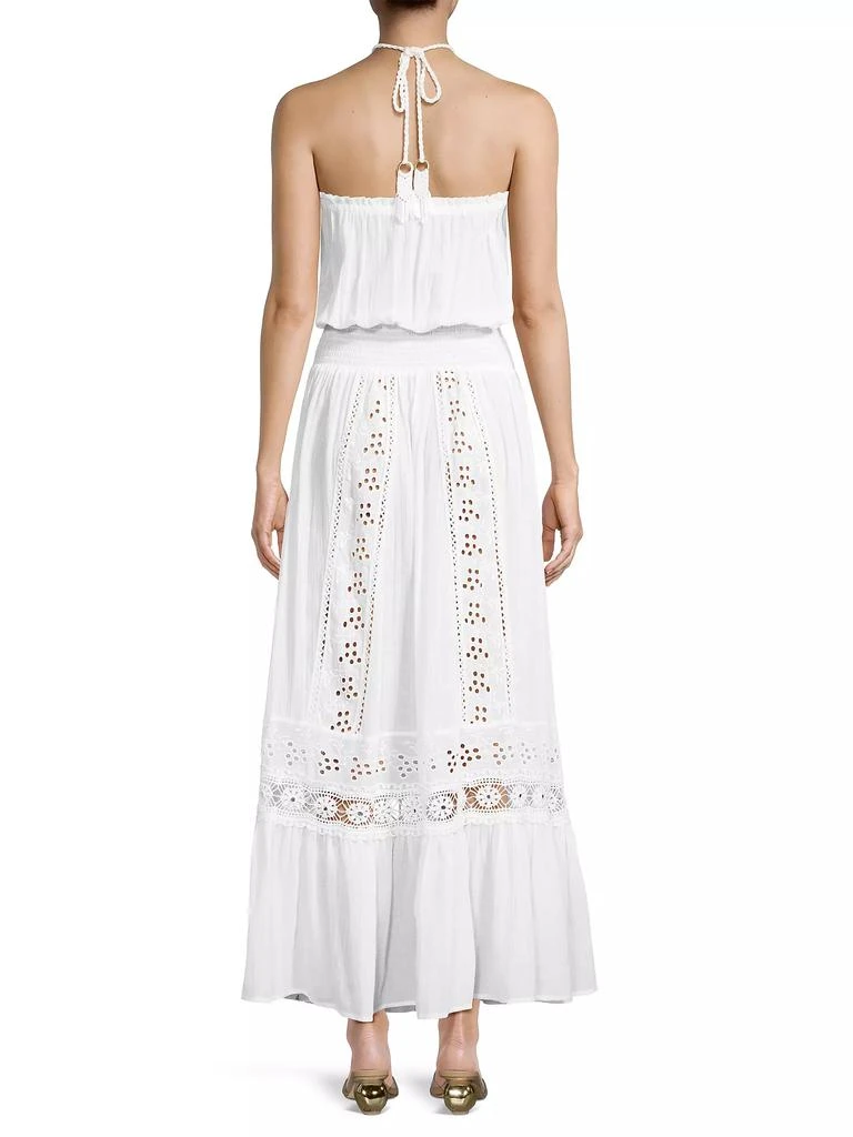 Ramy Brook Elyse Cotton Halter Maxi Dress 5