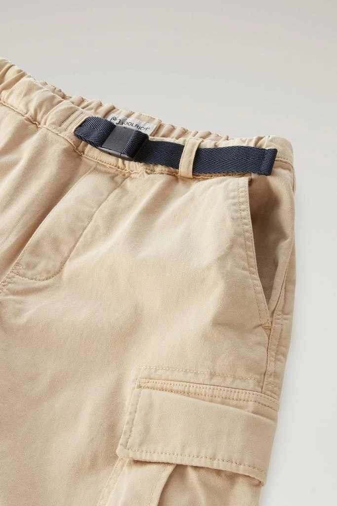 Woolrich Boys' Garment-Dyed Cargo Shorts in Stretch Cotton - Boys - Beige 4