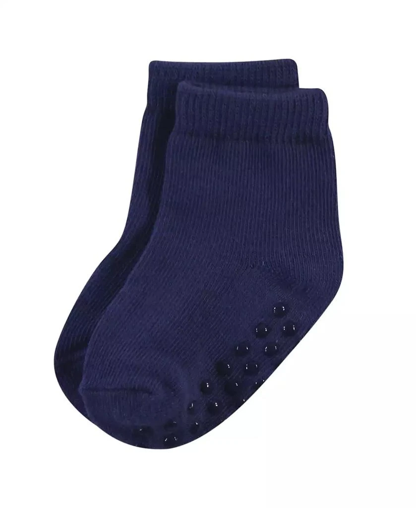Touched by Nature Natural 
 Eight-Pair Non Skid Crew Socks 2