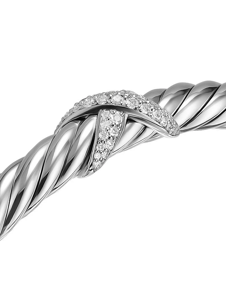 David Yurman Cable Flex X Bracelet in Sterling Silver 5