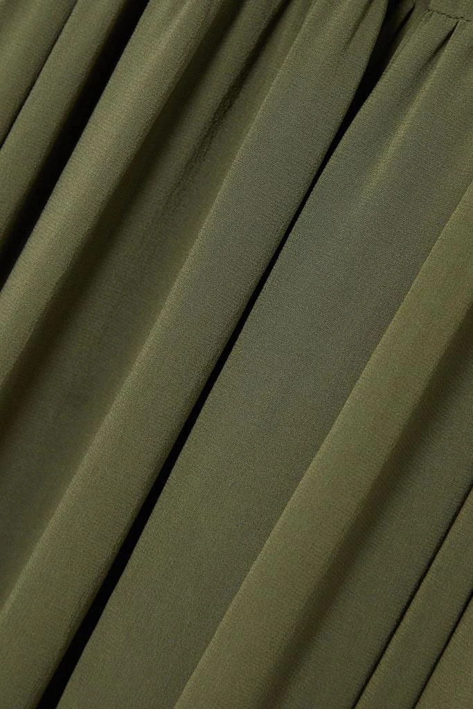 Matteau Tiered shirred silk maxi dress 4