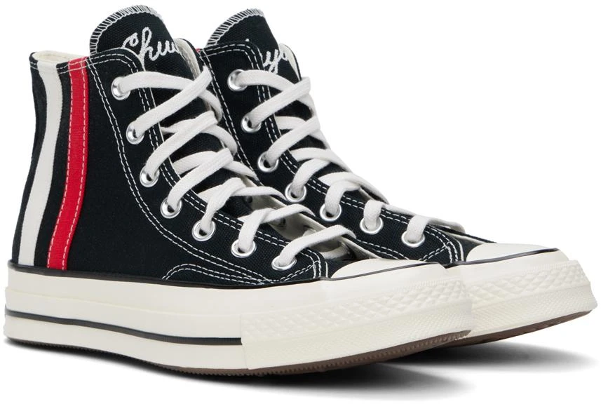 Converse Black Chuck 70 Archival Stripes High Top Sneakers 4