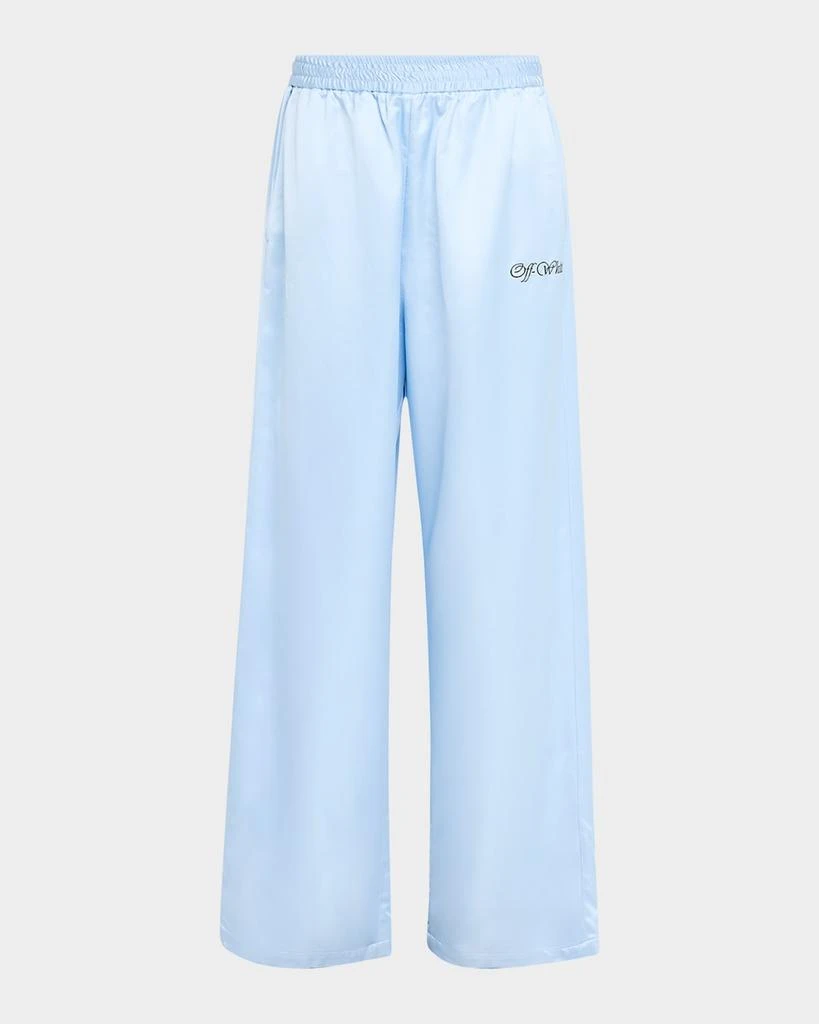 Off-White Men's Satin Jogger Track Pants 1