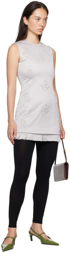 Shushu/Tong Silver Sleeveless Minidress 4