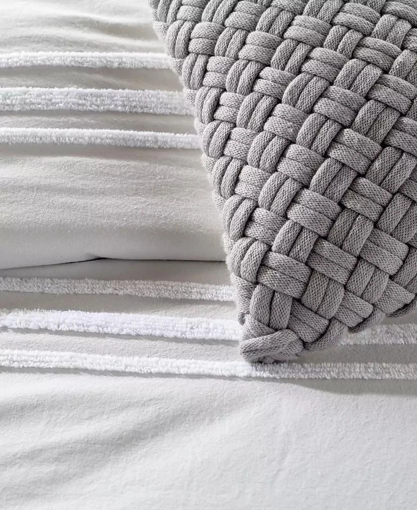 DKNY Chenille Stripe 3-Pc. Comforter Set 3